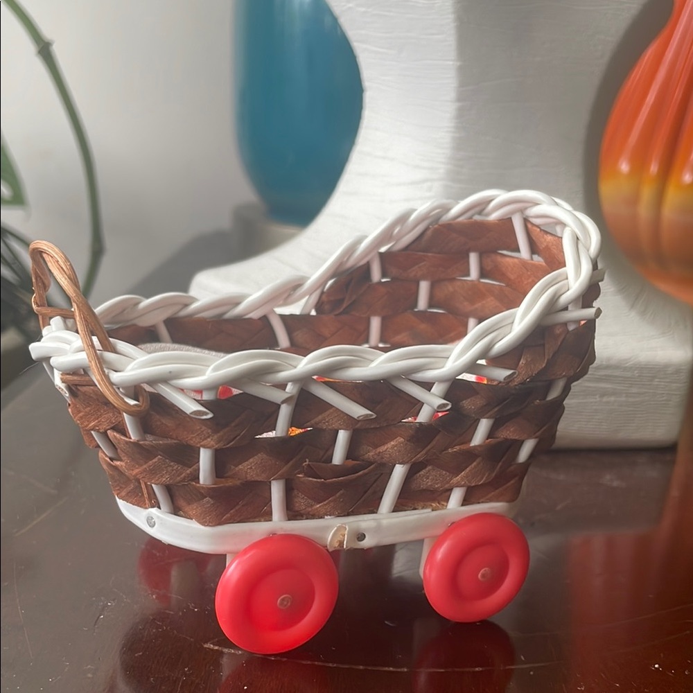 Dollhouse vintage stroller